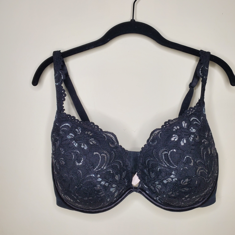 Cacique Black Lace Underwire Bra